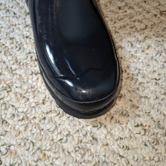 Navy blue Hunter boots - Picture 2 of 4